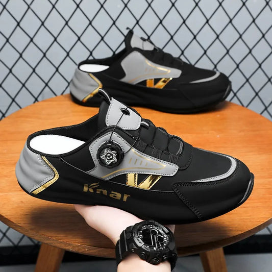 High Quality Platform Sneakers with Breathable Trendy Mesh for Summer, New Men's Sports and Leisure Shoes in Large Sizes 39-48