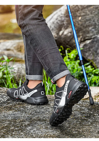 Scarpe da trekking da uomo impermeabili da outdoor con lacci, scarpe sportive, scarpe casual da bicicletta da donna, scarpe tattiche da allenamento da campo antiscivolo