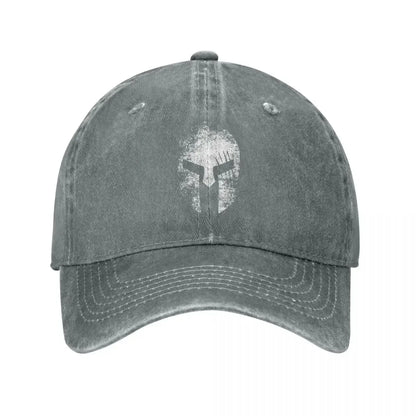 Spartan Sparta Warrior Baseball Cap Retro Distressed   for Men Women Running Golf Adjustable Fit Hats Cap