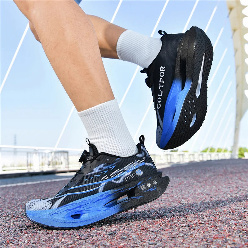 Sapatilhas Desportivas Unissexo Novas com Sola Macia, Amortecimento, Leves e Antiderrapantes, Calçado de Treino Profissional Confortável, Duradouro e Casual
