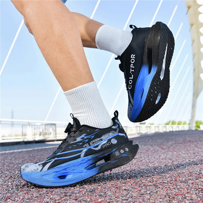 Sapatilhas Desportivas Unissexo Novas com Sola Macia, Amortecimento, Leves e Antiderrapantes, Calçado de Treino Profissional Confortável, Duradouro e Casual