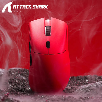 Rato sem fios Attack Shark R1 Bluetooth Gaming, rato viral avaliado por influencers, sensor PAW3311, taxa de atualização de 1000Hz