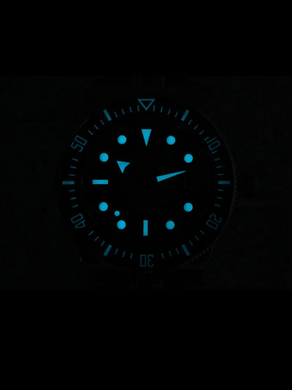 Orologio subacqueo di lusso da uomo San Martin 40mm, Miyota 9015, quadrante smaltato sunburst, automatico meccanico, impermeabile 200m, SN0148