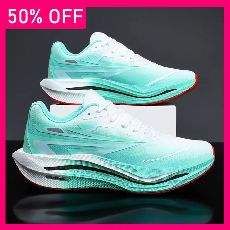 Zapatillas deportivas unisex de moda con cordones, amortiguación, antideslizantes y con rebote, calzado de entrenamiento para running, nuevas zapatillas fitness para exterior 2026