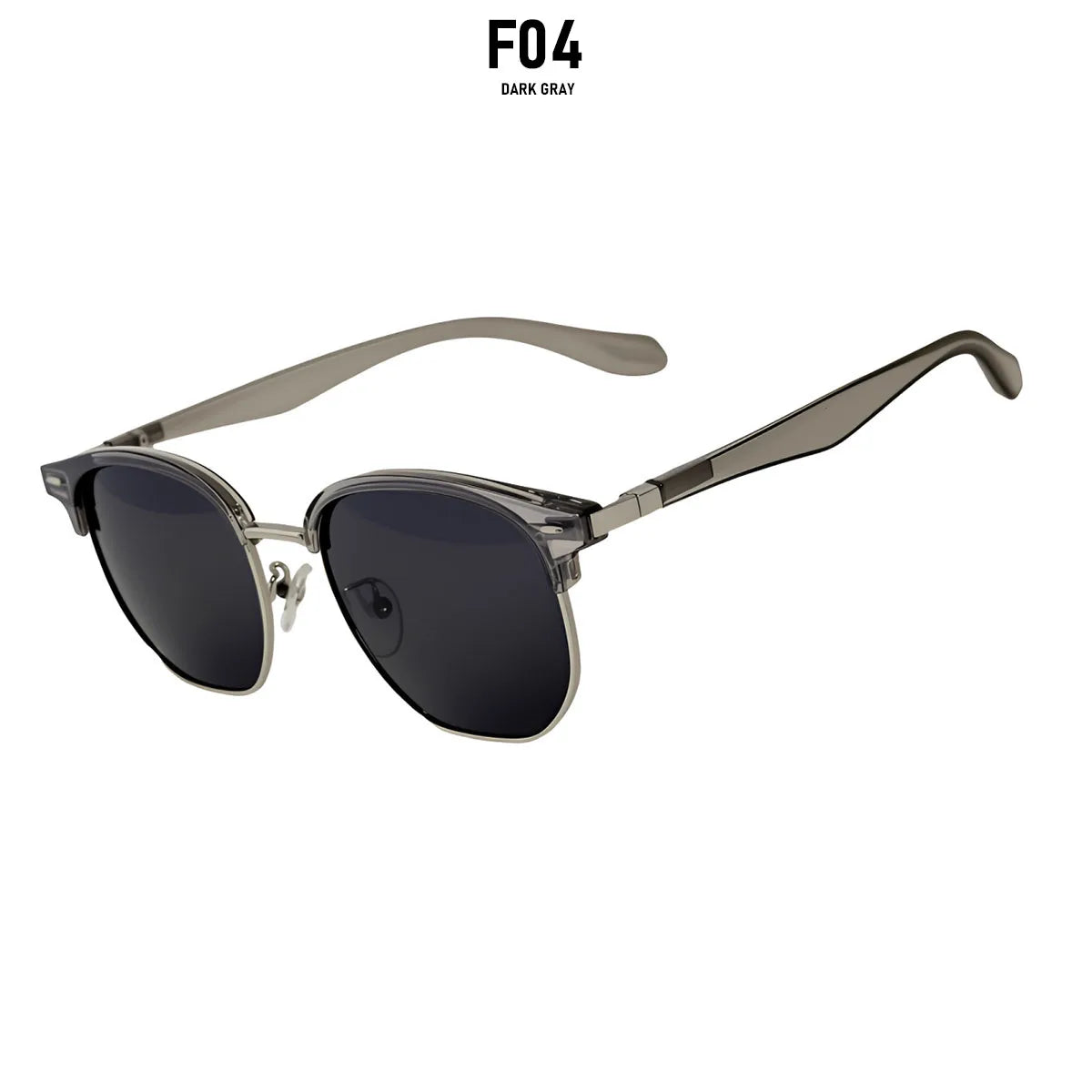 Polarized Sunglass Men Lenses Semi Rimless Vintage Retro Sunglasses Women Trendy Vacation Fashion Glasses Gafas De Sol Hombre