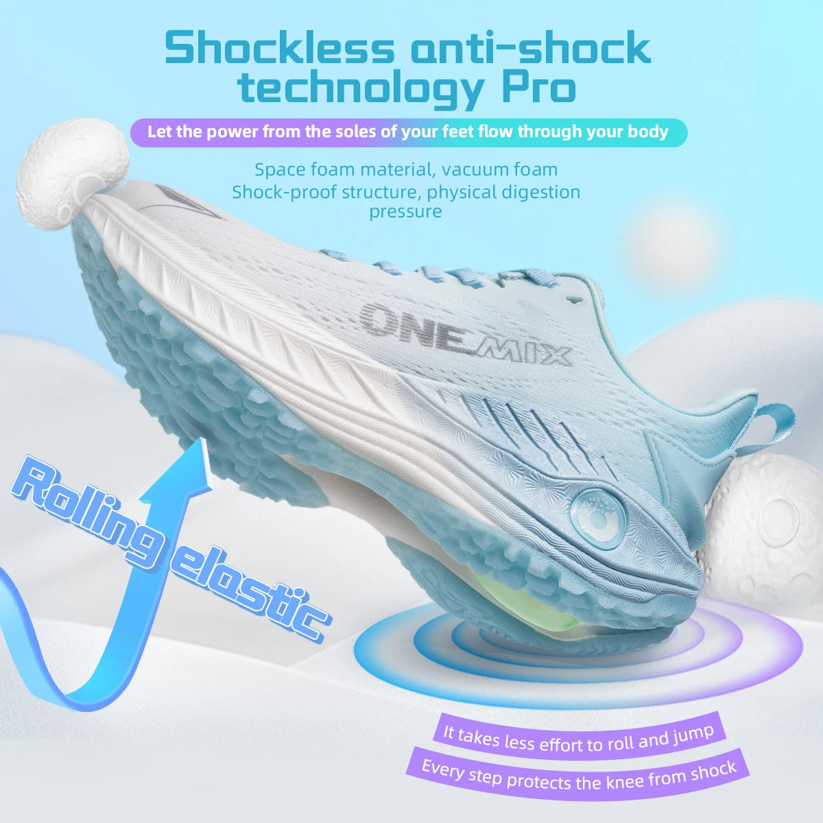 ONEMIX Autumn Sneakers, Breathable Jogging Shoes for Men, Lightweight Women's Sport Sneakers, Men's Gym Shoes, Outdoor Male Sports Shoes
