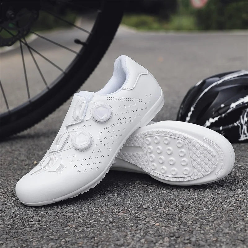 Men's Non-Locking Mountain Bike Shoes Without Cleats Road Bicycle RB Speed Non-Cleat Cycling Shoes Sneakers Flat Pedal MTB Women