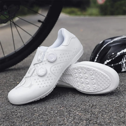 Men's Non-Locking Mountain Bike Shoes Without Cleats Road Bicycle RB Speed Non-Cleat Cycling Shoes Sneakers Flat Pedal MTB Women