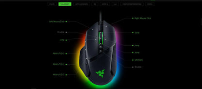 NUOVO mouse gaming cablato Razer Basilisk V3 100% originale, per gamer, sensore ottico 26000 DPI, e-sport con illuminazione RGB per PC e laptop