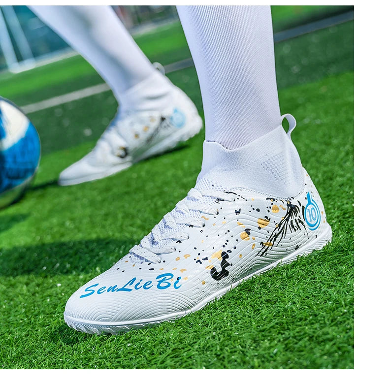 New Men's Professional Soccer Shoes Non-slip Football Boots Unisex Breathable Futsal Sports New Cleats Drop Shipping Ultralight