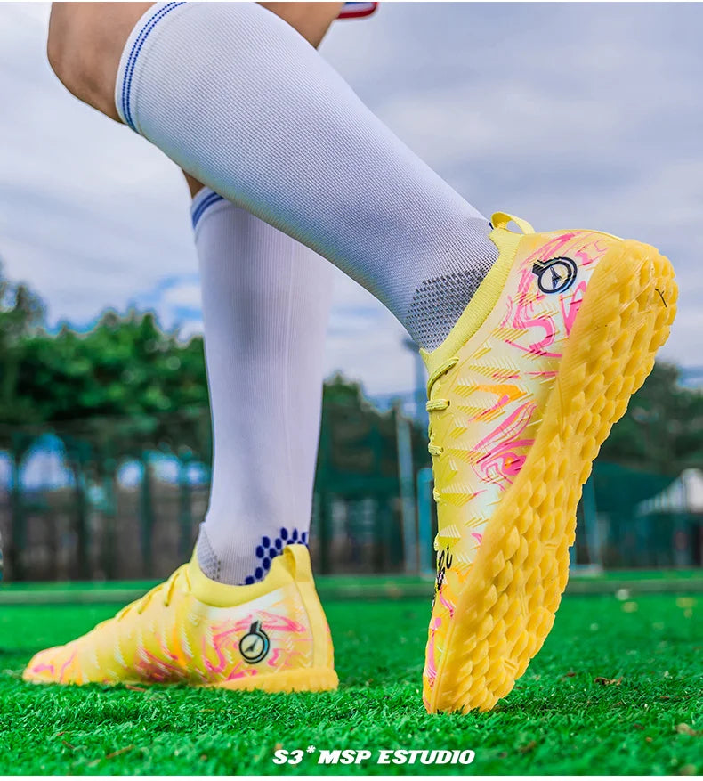 Zapatillas de fútbol profesionales para hombre y mujer de alta calidad, botas de fútbol de moda para hombre, talla grande 46, zapatillas de fútbol sala, deportivas para hombre