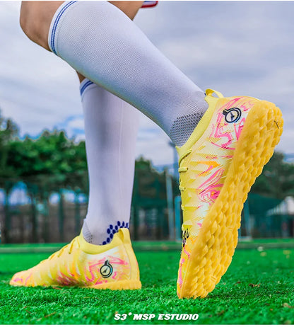 Zapatillas de fútbol profesionales para hombre y mujer de alta calidad, botas de fútbol de moda para hombre, talla grande 46, zapatillas de fútbol sala, deportivas para hombre