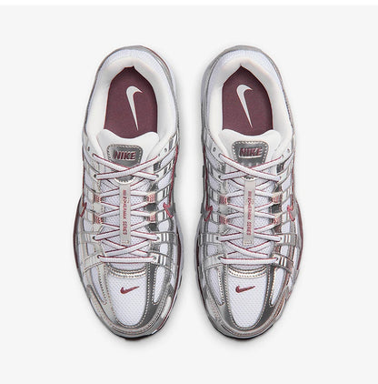 Nike Authentic P-6000 Zapatillas casuales bajas para mujer con cordones, resistentes al desgaste, para uso diario BV1021-110