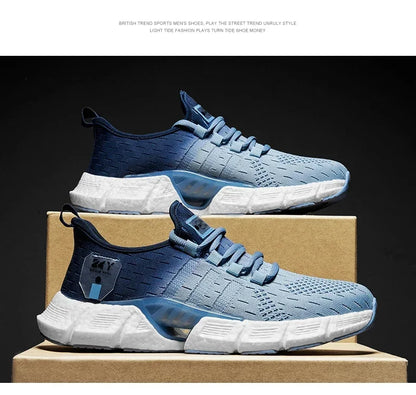 New Fashion Running Sport Shoes Men Sneakers Lightweight Breathable Mesh Comfortable Men's Casual Shoes Outdoor Jogging Zapatos