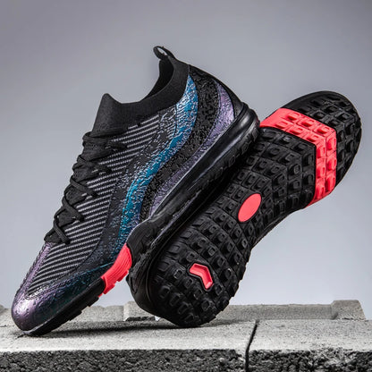 Chaussures de football pour hommes, respirantes, pour l'entraînement, livraison directe, crampons de sport pour matchs, chaussures de football FG/TF, ultra-légères, à crampons longs