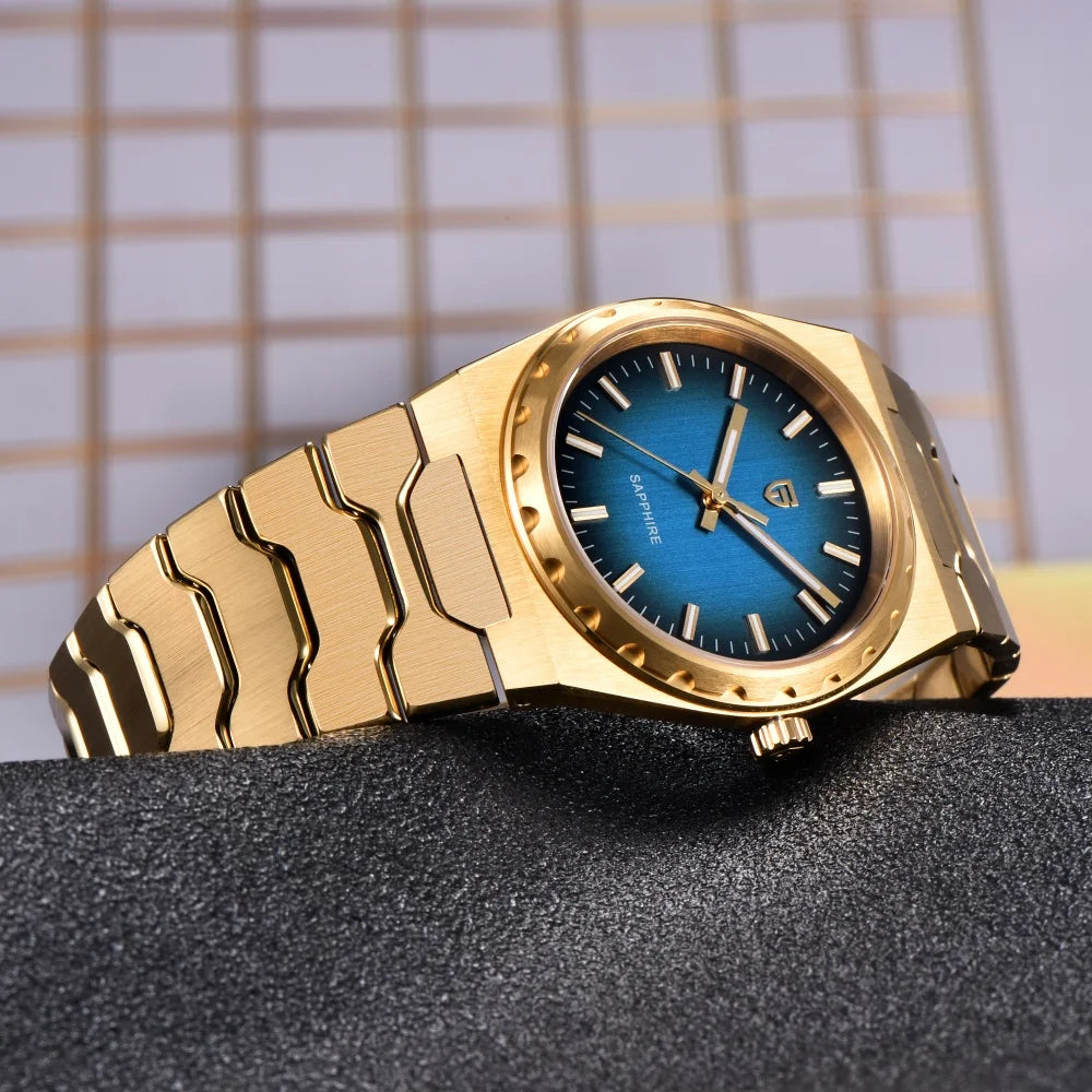 PAGANI DESIGN 2026 New Thin 7mm Fashion Men's Quartz Watch 10Bar Waterproof Stainless Steel Sapphire C3 Upgrade V2 reloj hombre