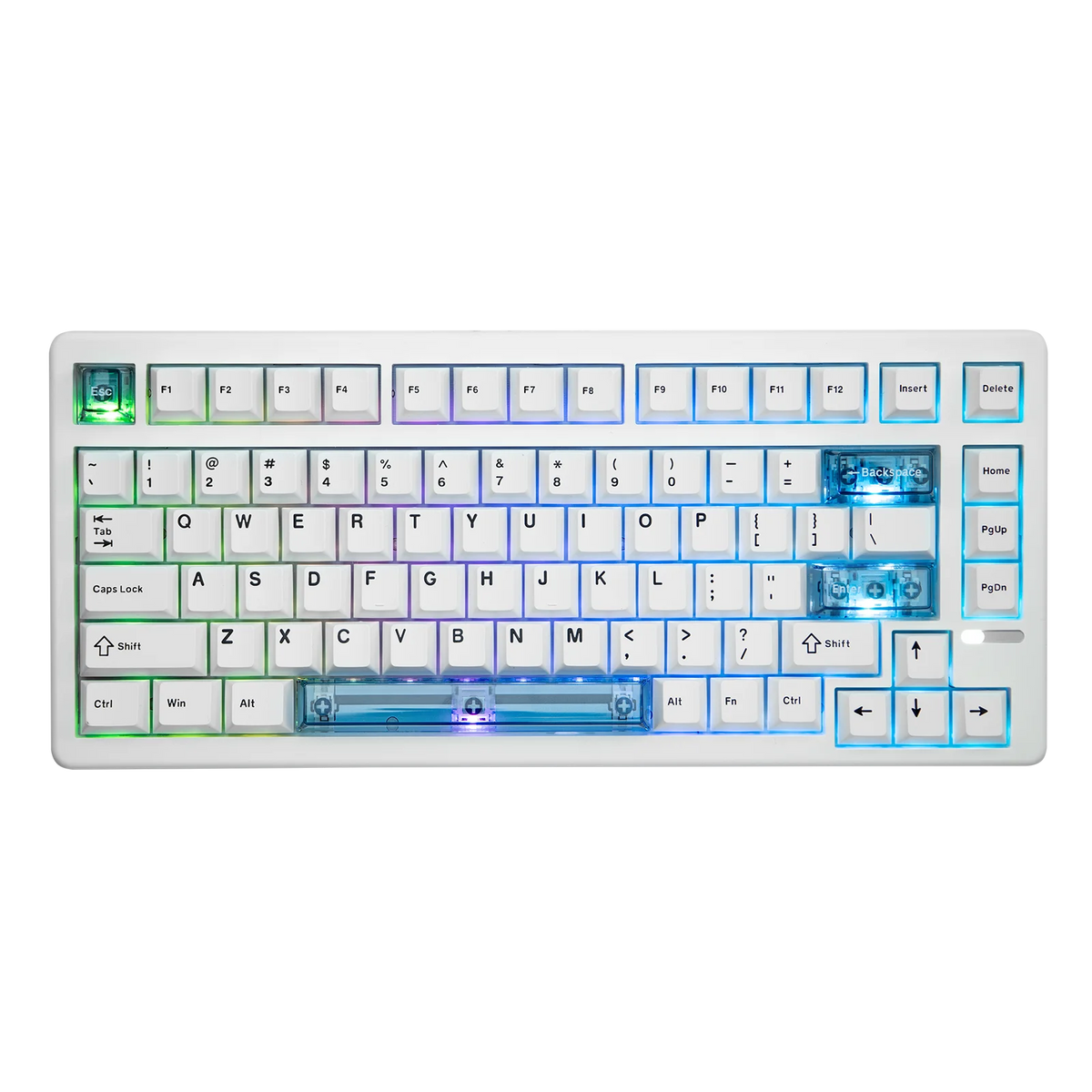 EPOMAKER HE80 75% dispunere QWERTY SUA, tastatură mecanică magnetică cu efect Hall, cu cablu, garnitură cremoasă, cu schimbare la cald, DKS SOCD pentru PC/Mac