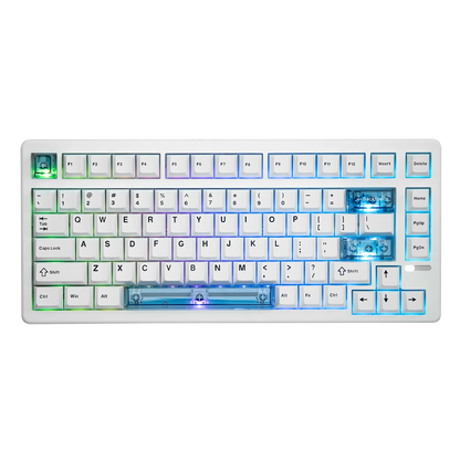 EPOMAKER HE80 75% dispunere QWERTY SUA, tastatură mecanică magnetică cu efect Hall, cu cablu, garnitură cremoasă, cu schimbare la cald, DKS SOCD pentru PC/Mac
