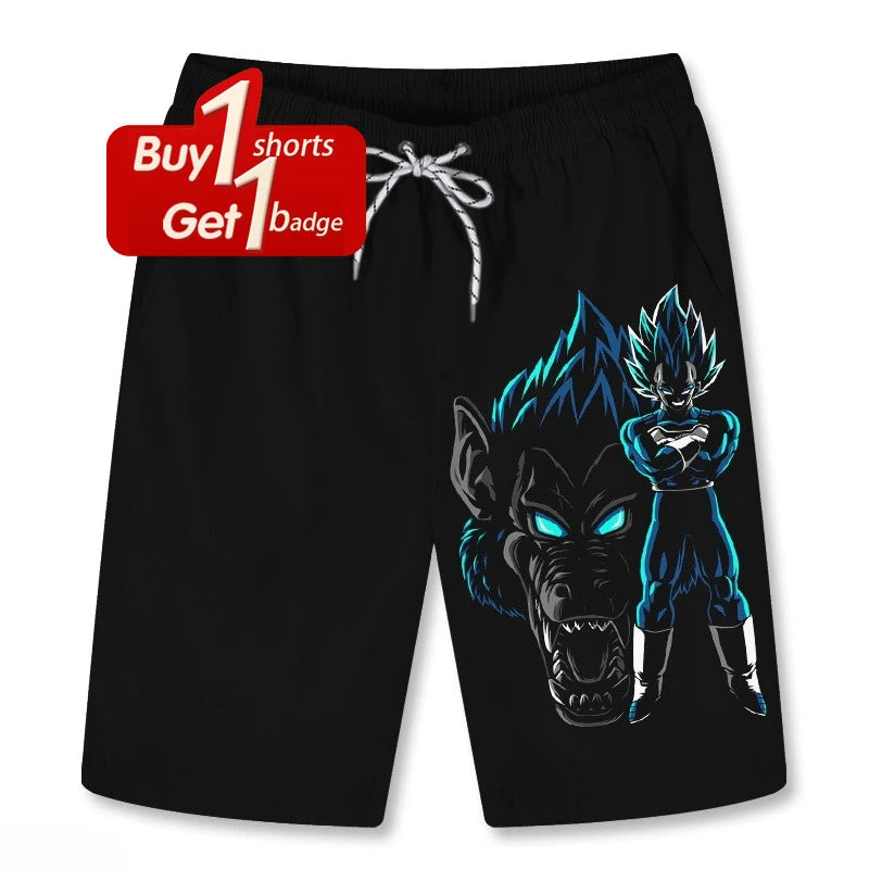 Men's Dragon Ball Goku Printed Sport Shorts Man Summer Five-Point Pants Women Casual Gym Quick-drying Beach Pant Y2k Clothes