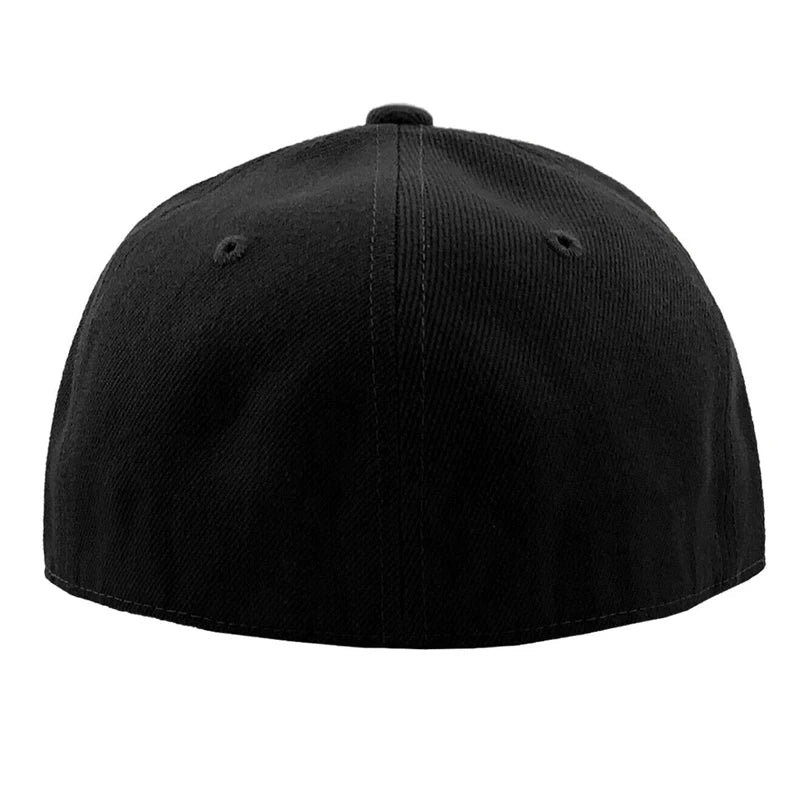 Șapcă complet închisă, ajustată, New York, mărime Plus Large, stil Trucker, pentru bărbați, cu cozoroc plat, hip-hop, culoare solidă, tip baseball, cu închidere snapback, fără imprimeu, cozoroc plat, Era