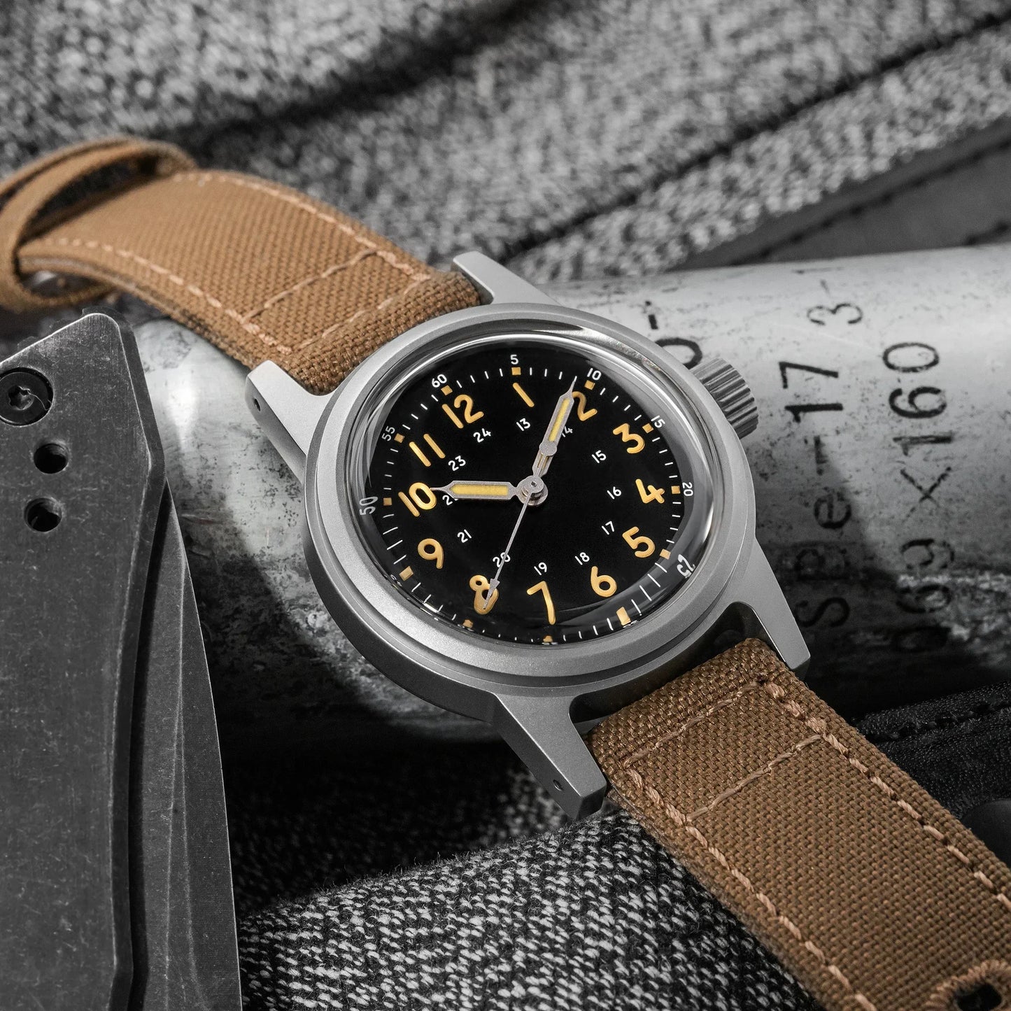 THORN Retro Military Watch 36mm Watch Made of NH35A Movement SHY-043 Sport Watch Unisex Men's and Women's Luxury