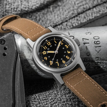 THORN Retro Military Watch 36mm Watch Made of NH35A Movement SHY-043 Sport Watch Unisex Men's and Women's Luxury