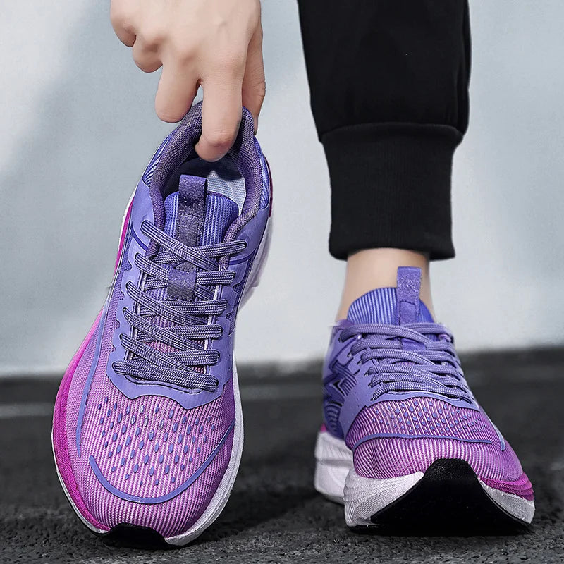 Zapatillas de running modernas para hombre y mujer, calzado deportivo casual cómodo y transpirable, zapatillas juveniles para deportes al aire libre y caminar