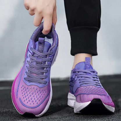 Zapatillas de running modernas para hombre y mujer, calzado deportivo casual cómodo y transpirable, zapatillas juveniles para deportes al aire libre y caminar