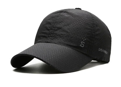 Fashion Design Running Cap Thin Quick Drying Breathable Duck Tongue Outdoor Men's Sun Summer Fishing Avisor Baseball Cap