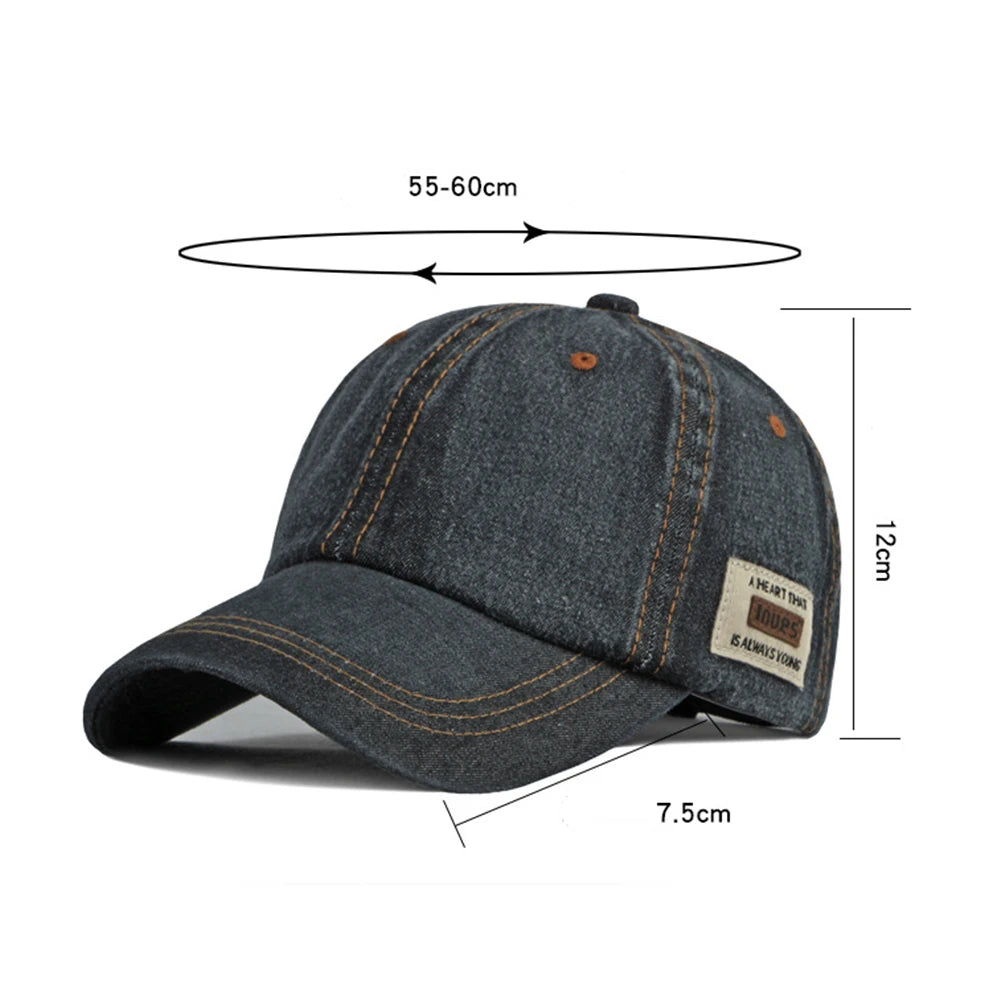 FS Brand Modrá džínová čepice pro muže Letní baseballové čepice Luxusní dámská značková čepice Streetwear Trucker Cap Gorras Para Hombre