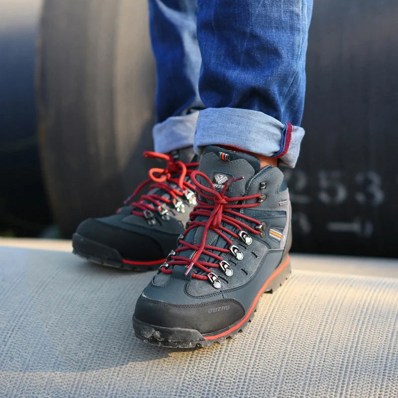 Sapatos de caminhada para homem, ténis outdoor de escalada em montanha, botas de neve casuais de alta qualidade para homem