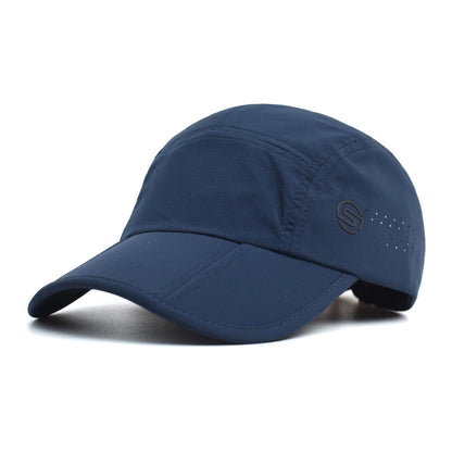 Spring Summer Outdoor Foldable Sport Breathable Baseball Cap Men Women Soft Dad Hat Adjustable Casual Trucker Style Low Profile