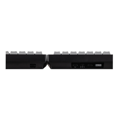 Teclado mecánico inalámbrico EPOMAKER Split70 QMK/VIA 70% con diseño dividido, conexión cableada/BT/2.4Ghz y perilla programable, modificador Mac