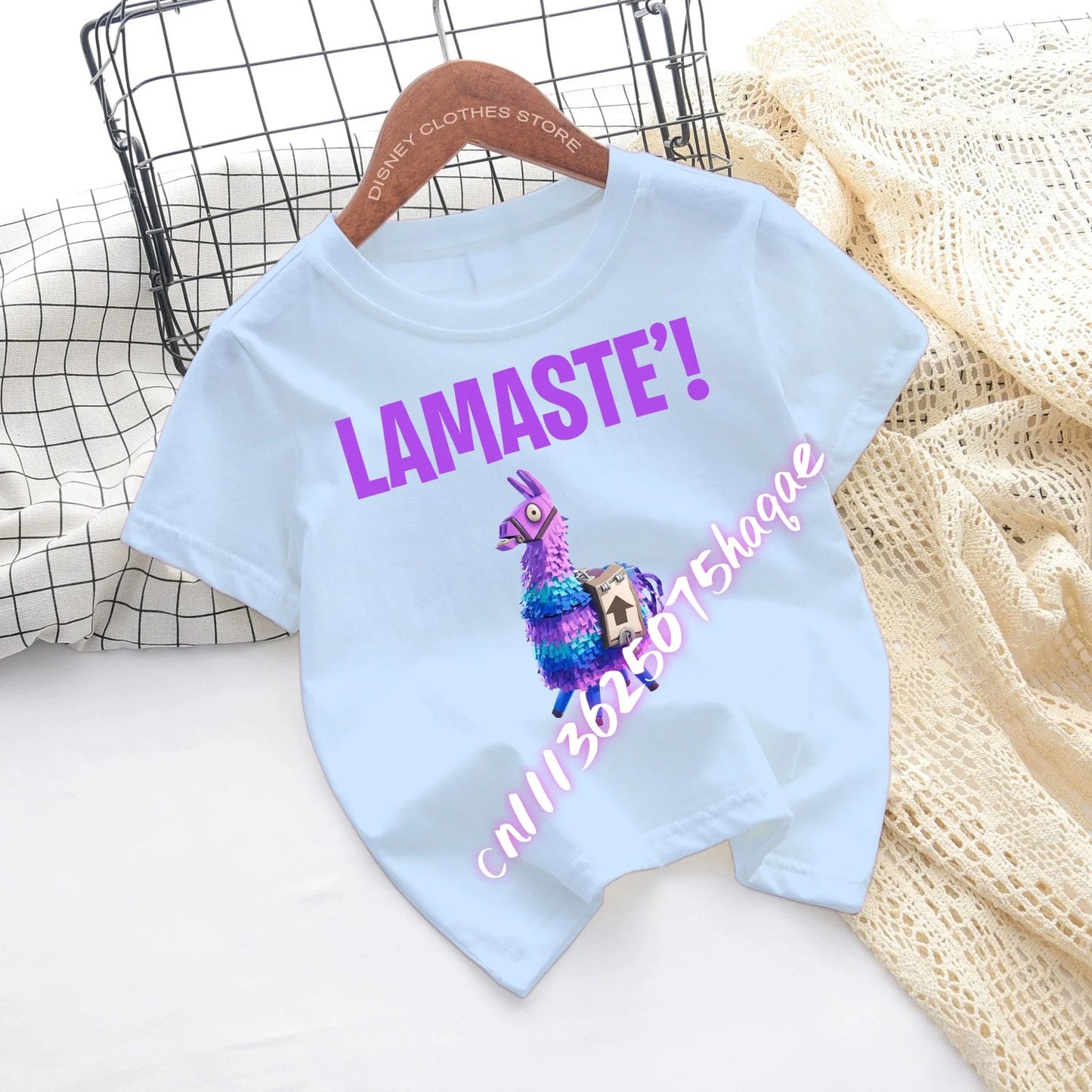 T-shirts de Criança Fortnite com Estampado de Figuras Cartoon do Jogo Fortress Night, Tops de Manga Curta para Verão, Roupa para Rapazes e Raparigas
