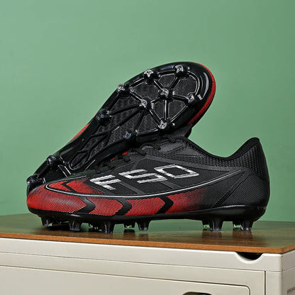 Nouvelles chaussures de football pour hommes, chaussures de sport ultralégères, chaussures de football pour matchs en plein air, futsal, haute cheville, respirantes, antidérapantes, de haute qualité