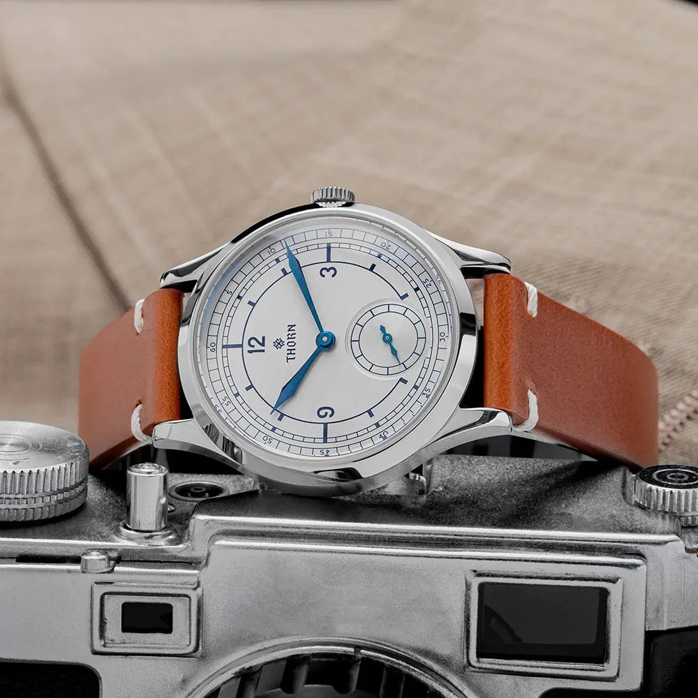 Thorn T001 Quartz Watch Fashion Sapphire Waterproof Grilled Men Watch VD78 Movement 316L Stainless Steel Business Luxury Watch