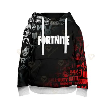 Fortnite Boys Cool Heroes Cosplay Hoodie Cartoon Sweatshirt Kid Clothes Spring Autumn Baby Coat Children Hooded Jacket