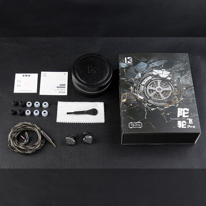 KBEAR Tourbillon-Pro TB-PRO Écouteurs intra-auriculaires 10 mm DD Haute Résolution Type-C HIFI Filaire avec Diaphragme Composite PU+PEEK+DLC