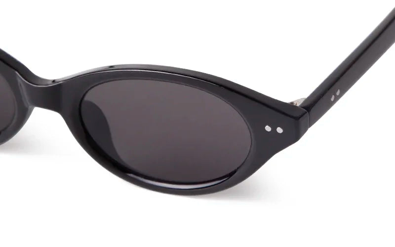 Trend Tortoise Shell Cat Eye Sunglasses 2025 Women Men Brand Designer Sun Glasses Cateye Rivets Narrow Frame Shades Female UV400
