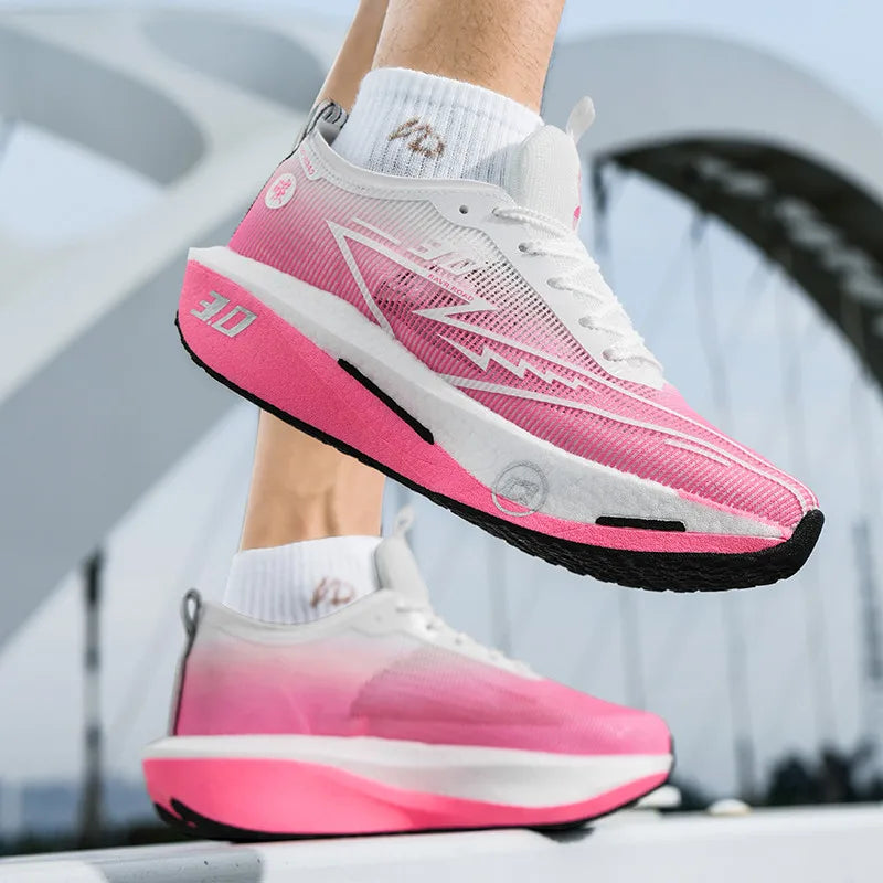 Sneakers da uomo in mesh comfort, scarpe da tennis 2025, running da uomo con piastra in carbonio 3.0, ammortizzazione per sport, allenamento e jogging