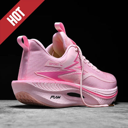 Men's Sports Running Shoes Marathon Air Cushion Breathable Lightweight Comfortable Women's Outdoor Athletic Sneakers Jogging Tennis