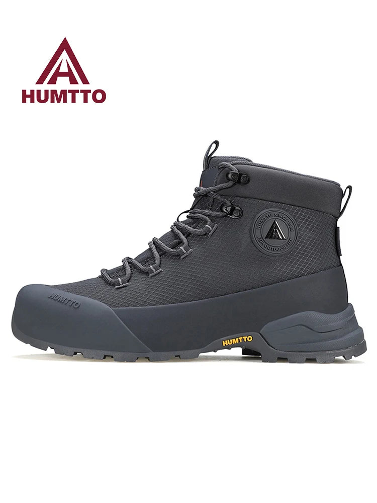 HUMTTO Hiking Shoes Men Winter Outdoor Sports Climbing Shoes Hunting Boots Warm Outdoors Ankle Travel Boots Trekking Sneakers