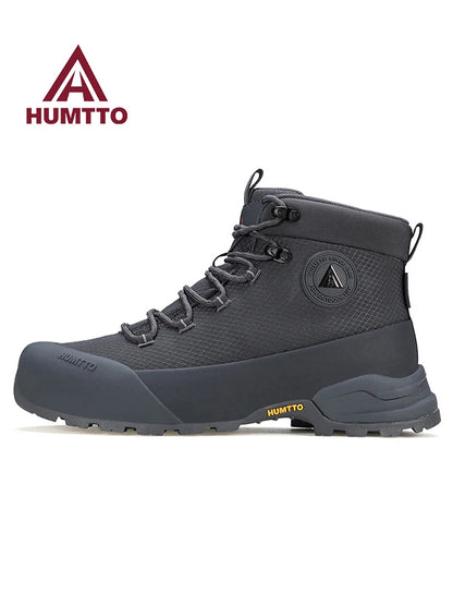 HUMTTO Hiking Shoes Men Winter Outdoor Sports Climbing Shoes Hunting Boots Warm Outdoors Ankle Travel Boots Trekking Sneakers