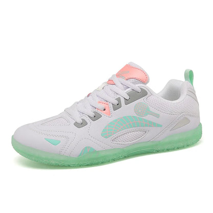 TaoBo Green Color Size 36-46 Men's Table Tennis Shoes High Quality Badminton Sports Shoes Training Volleyball Sneakers
