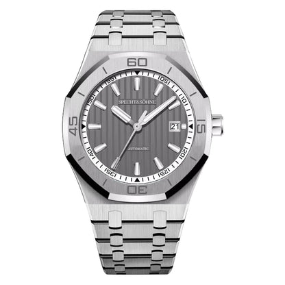 Specht&Sohne New Classic Men's Watch 50M Waterproof Luminous Sapphire Crystal Blue Automatic Mechanical Watches Reloj Hombre