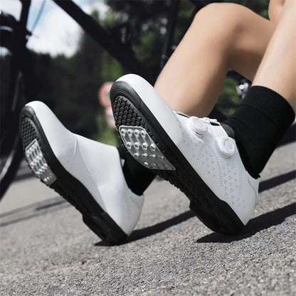 Men's Non-Locking Mountain Bike Shoes Without Cleats Road Bicycle RB Speed Non-Cleat Cycling Shoes Sneakers Flat Pedal MTB Women