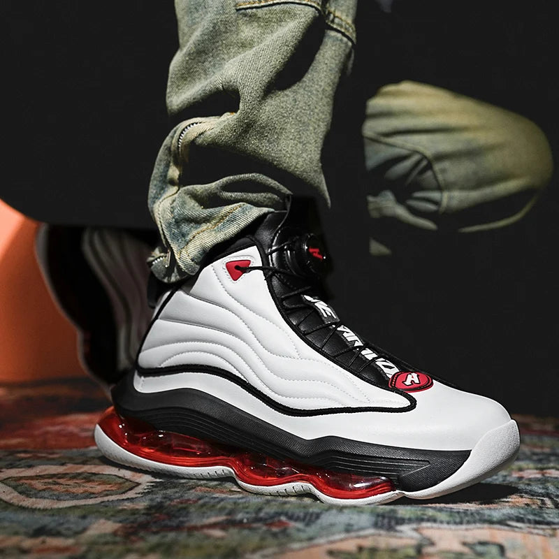 Men's Basketball Shoes Breathable Cushioning Non-Slip Running Gym Training Athletic Sneakers for Women