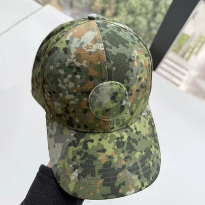 M19 NFP – vícebarevná kšiltovka s kamuflážním vzorem Flecktran pro muže, outdoorová čepice, zelená