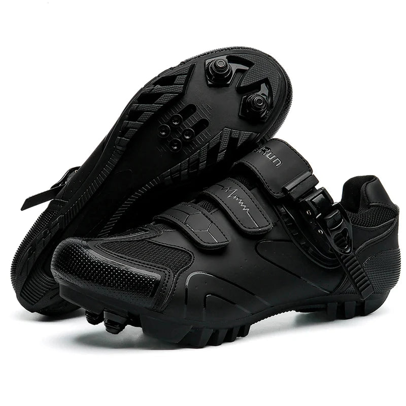 Primavera 2025, scarpe da ciclismo MTB con tacchette da uomo, scarpe sportive in carbonio, velocità, corsa in montagna, scarpe da mountain bike