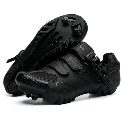 Primavera 2025, scarpe da ciclismo MTB con tacchette da uomo, scarpe sportive in carbonio, velocità, corsa in montagna, scarpe da mountain bike